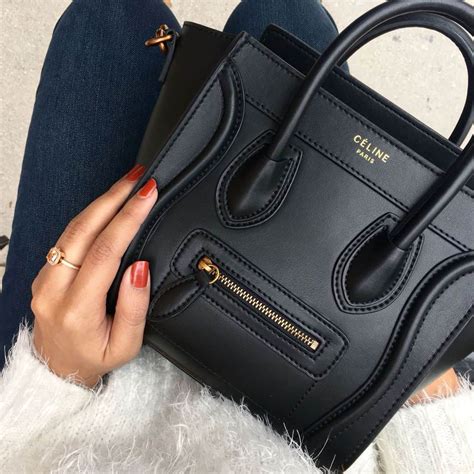 fake celine nano vs real|real or real celine bag.